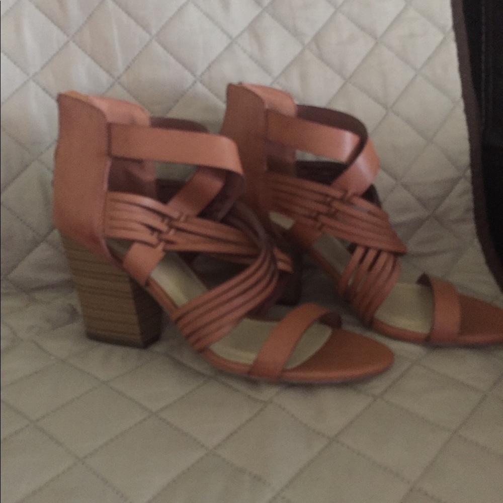 Brown heels brand new